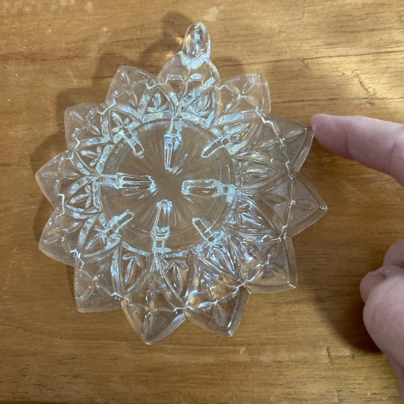 Vintage Small Federal Glass Mini Hurricane Fairy Lamp - Picture 7 of 15